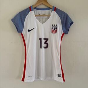 Nike Alex Morgan #13 USWNT 2016-17‎ Team USA Soccer Jersey Women's Medium